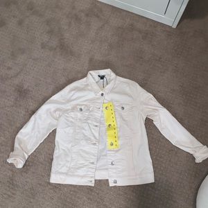 Light pink denim jacket